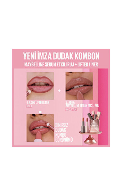 Maybelline New York Lifter Lipstick Ruj Satin 102 Outtil 4