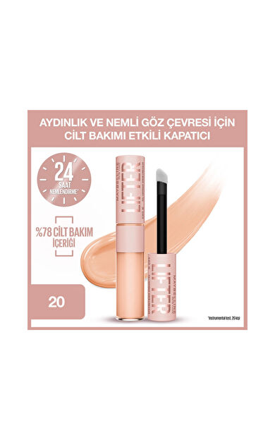 Maybelline New York Lifter Kafein Ve Peptitler İçeren Kapatıcı - 20