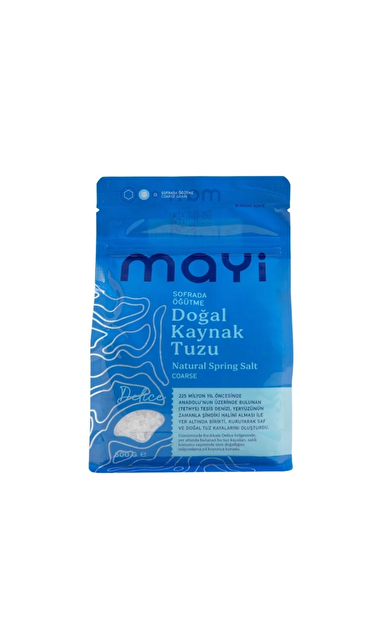 MAYİ TUZ Sofrada Öğütme Kaynak Tuzu (İyotsuz) 500g