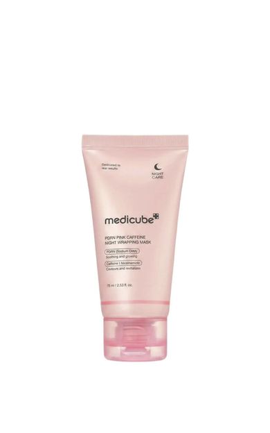 Medicube PDRN Pink Caffeine Night Wrapping Mask Sıkılaştırıcı Yüz Maskesi 75 ml