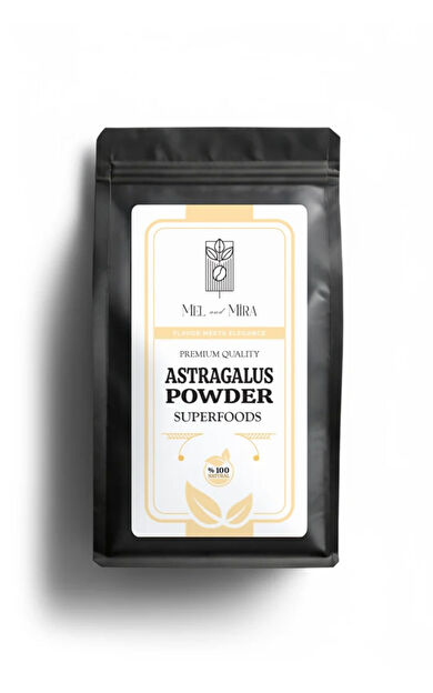 Mel and Mira Organik Çin Geveni Kökü Tozu 50g - Premium Astragalus Root Powder, Organik | Vegan | Katkısız