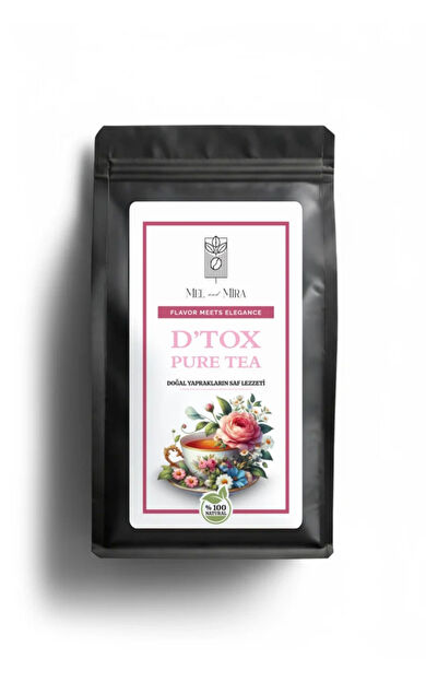 Mel and Mira Special D'tox Pure Tea 50g, Özel Karışım Ananaslı Yeşil Çay, Günlük Detox (Detoks) Çayı