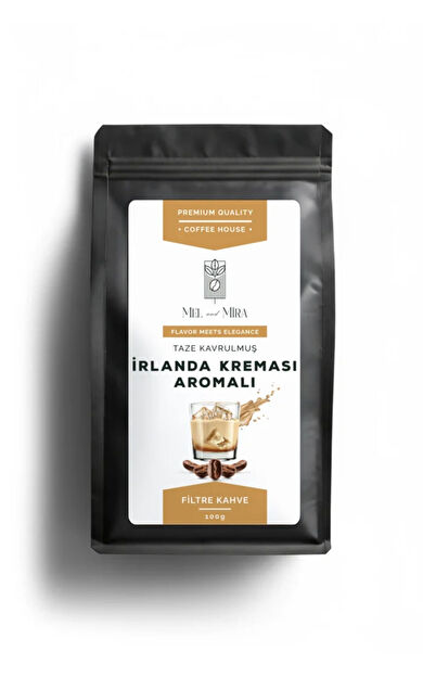 Mel and Mira Irish Cream Coffee 200g, İrlanda Kreması Aromalı Filtre Kahve
