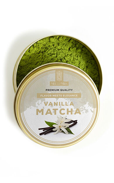 Mel and Mira Vanilya Aromalı Matcha Tozu 25g, Vanilla Matcha Powder