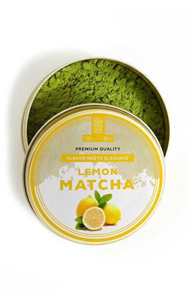 Mel and Mira Limon Aromalı Matcha Tozu 25g, Lemon Matcha Powder