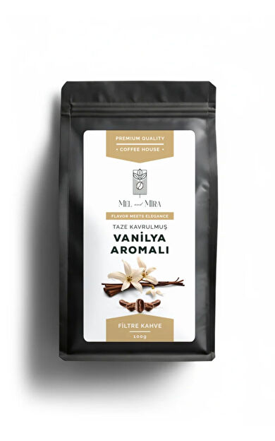 Mel and Mira Vanilla Coffee 200g, Vanilya Aromalı Filtre Kahve