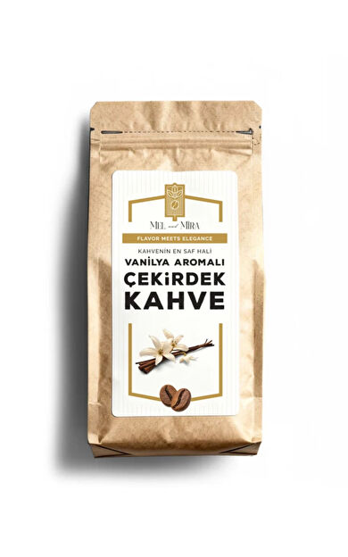 Mel and Mira Vanilla Bean Coffee 200g, Vanilya Aromalı Çekirdek Kahve