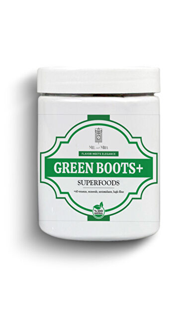 Mel and Mira Green Boots+ Daily Supportive Herbal Blend 200g | Günlük Destekliyici Bitkisel Karışım