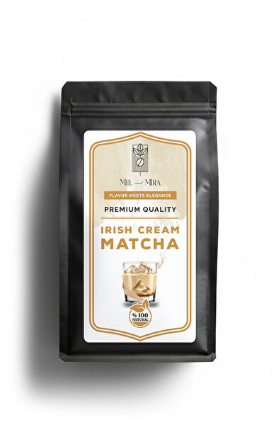 Mel and Mira Irish Cream Matcha Powder 50g, İrlanda Kremalı Matcha Tozu Superfood