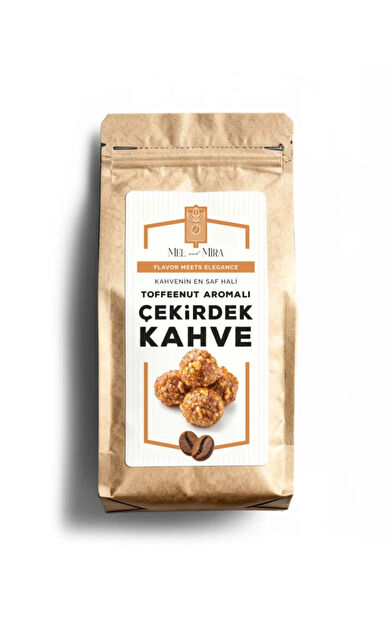 Mel and Mira Toffee Nut Bean Coffee 200g, Toffee Nut Aromalı Çekirdek Kahve