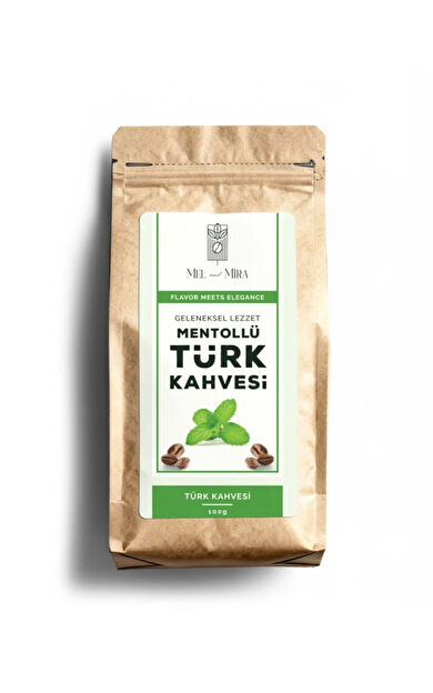 Mel and Mira Menthol Turkish Coffee 200g, Mentol Aromalı Türk Kahvesi