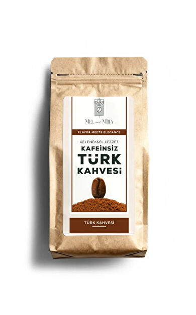 Mel and Mira Decaf Turkish Coffee 200g, Kafeinsiz Türk Kahvesi