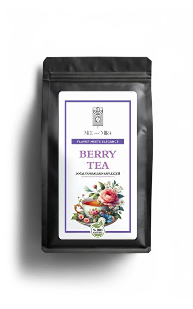 Mel and Mira Special Berry Tea 50g, Özel Karışım Hibiskuslu Böğürtlen Çayı