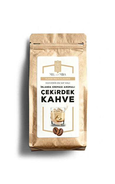 Mel and Mira Irish Cream Bean Coffee 200g, İrlanda Kreması Aromalı Çekirdek Kahve