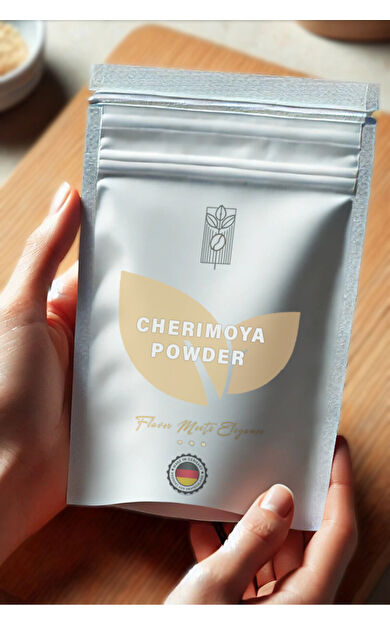 Mel and Mira Organik Çerimoya Meyvesi Tozu 50g, Premium Cherimoya Powder, Organik | Vegan | Katkısız