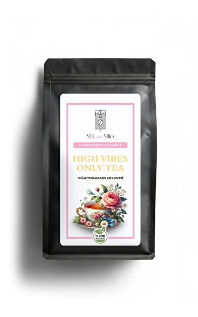 Mel and Mira Special High Vibes Only Tea 50g, Özel Karışım Gül Çayı