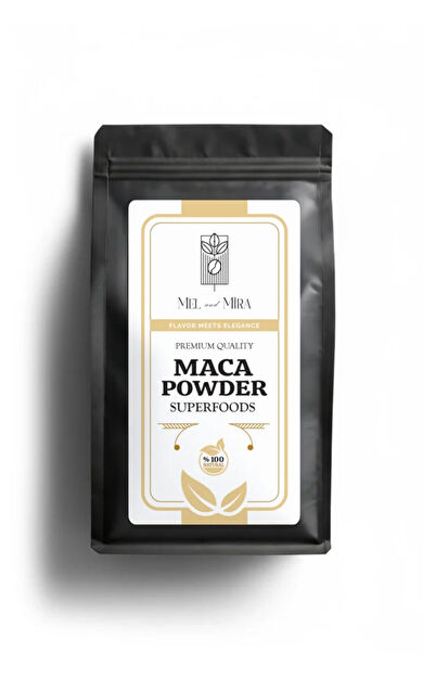 Mel and Mira Organik Maca Kökü Tozu 75g, Organic Maca Powder