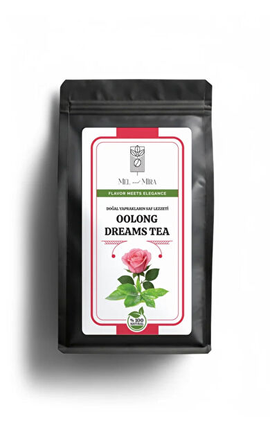Mel and Mira Premium Oolong Dreams Tea 50g – Gül ve Hibiskuslu Oolong Rüyası Çayı