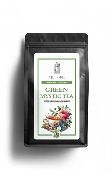 Mel and Mira Special Green Mystic Tea 50g, Özel Karışım Kutsal Fesleğenli Yeşil Çay