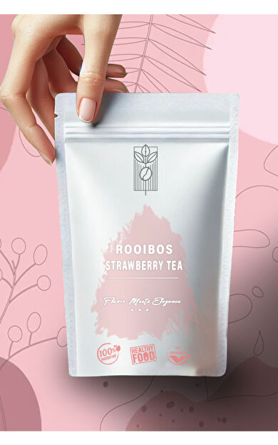 Mel and Mira Premium Çilekli Rooibos Çayı 50g, Strawberry Rooibos Tea