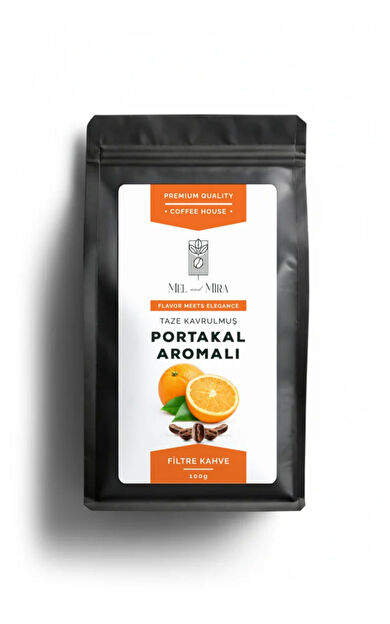 Mel and Mira Orange Coffee 200g, Portakal Aromalı Filtre Kahve