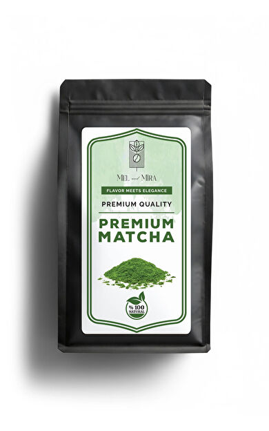Mel and Mira Premium Japanese Saf Matcha Tozu 100g, Ceremonial Pure Matcha Powder, High Quality