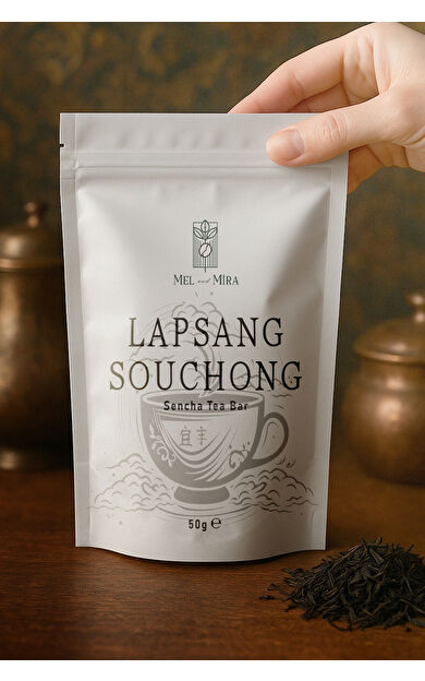 Mel and Mira Premium Lapsang Souchong Tea 50g | Tütsülü Siyah Çin Çayı | Orjinal - Doğal - Katkısız