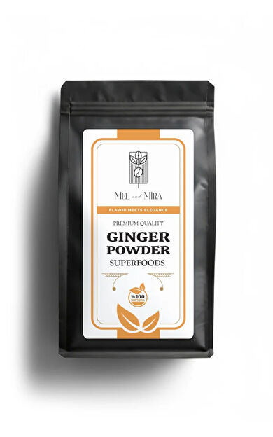 Mel and Mira Organik Zencefil Tozu 100g Öğütülmüş, Ginger Powder
