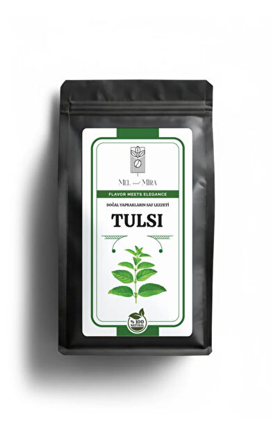 Mel and Mira Premium Loose Leaf Tulsi 50 gr, Hint Fesleğeni Bitki Çayı