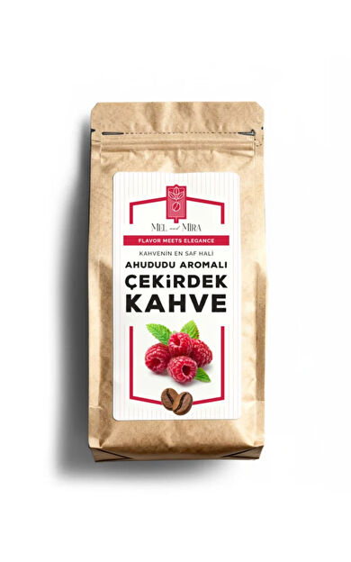 Mel and Mira Raspberry Bean Coffee 200g, Ahududu Aromalı Çekirdek Kahve
