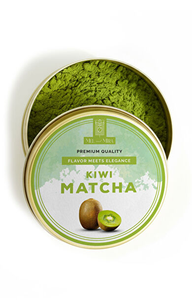 Mel and Mira Kivi Aromalı Matcha Tozu 25g, Kiwi Matcha Powder