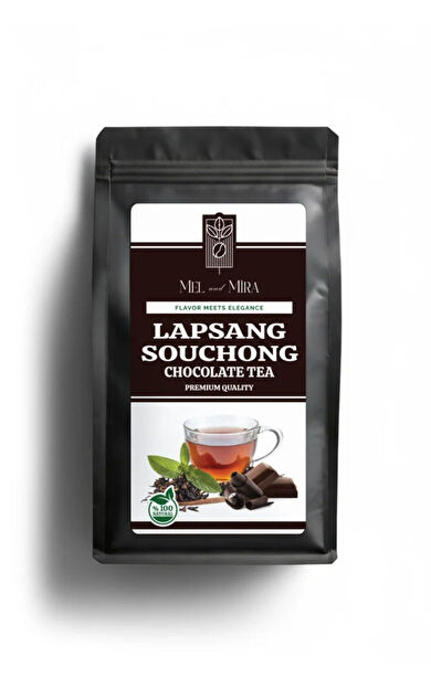 Mel and Mira Premium Chocolate Lapsang Souchong Tea 50g, Çikolata Aromalı Lapsang Souchong Çayı