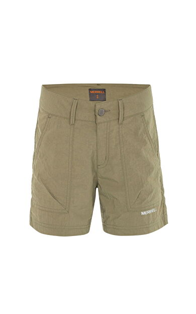 Merrell Check Kadın Haki Şort