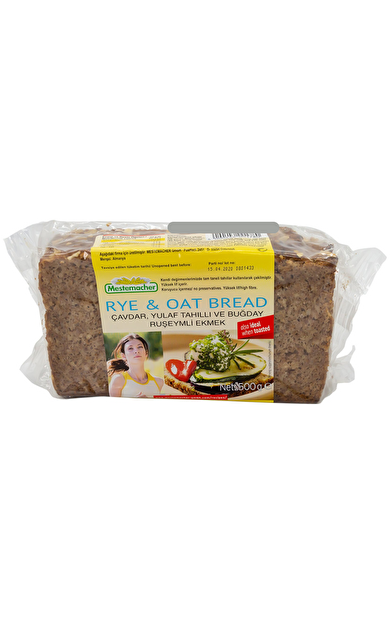MESTEMACHER Yulaf-Çavdar &amp; Ruşeymli Tam Tahıl Ekmeği 500g