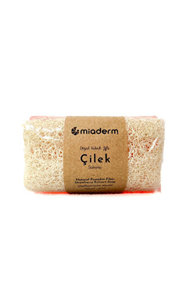 Miaderm Çilek Özlü Kabak Lifli Sabun 120gr