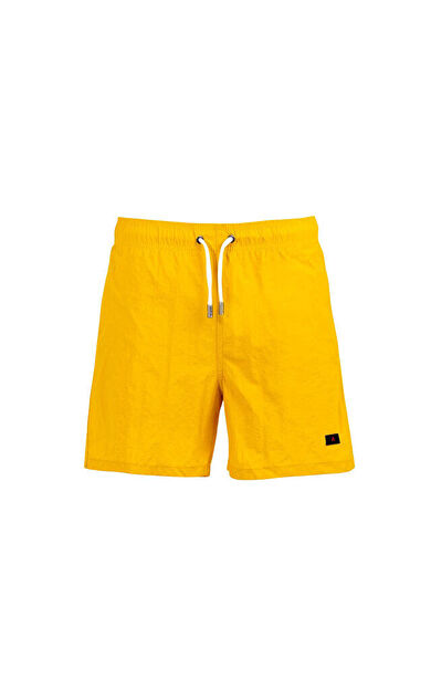 Miami Beach 540 Sarı Naylon Sort 540-SARI-NAYLON-SORT Erkek Şort Mayo Sarı