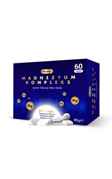 Miraderm Magnezyum Kompleks 60 Tablet