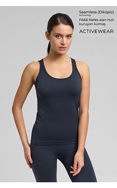 Alessia Seamless Atlet Antrasit