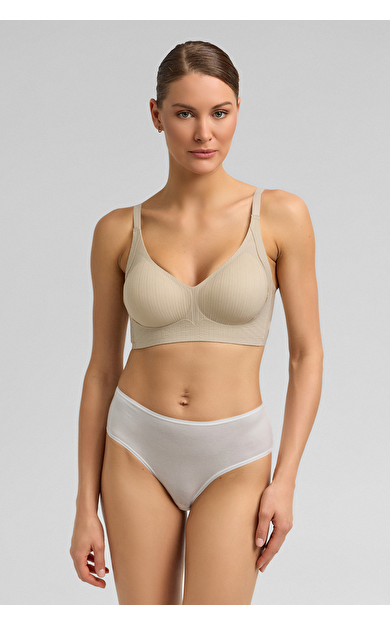 Kadın Çizgi Desen Hayalet Süyten Vizon