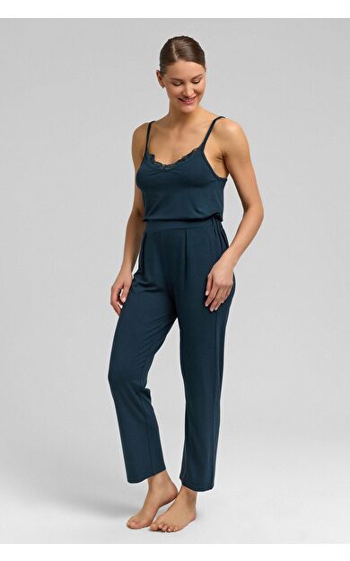 Kadın Örme Dar Paça Pantolon Antrasit