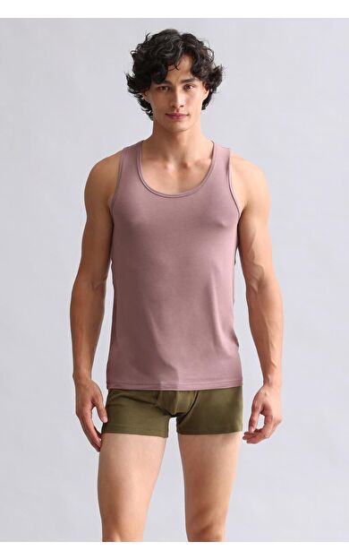 Mısırlı BAMBU HERCULES Slim Fit Basic Atlet Lavender