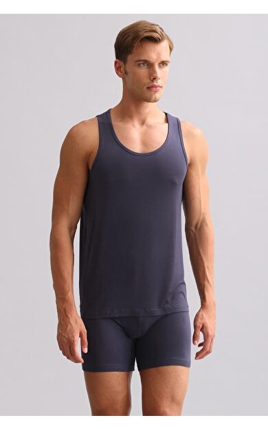 Mısırlı BAMBU ZEUS LUXURY Regular Fit Basic Atlet Antrasit