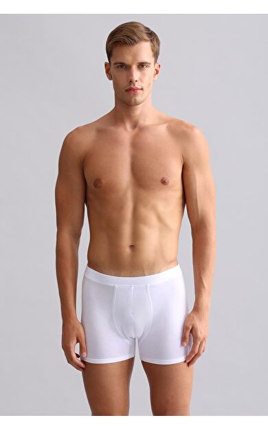 Mısırlı BAMBU ZEUS Regular Fit Boxer Beyaz