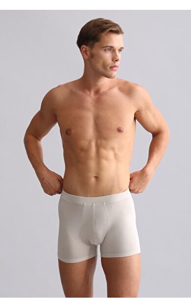 Mısırlı BAMBU ZEUS Regular Fit Boxer Toprak Bej
