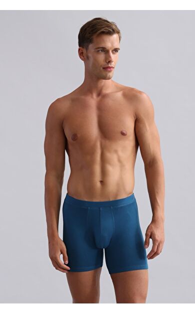 Mısırlı BAMBU ZEUS Regular Fit Long Boxer Petrol