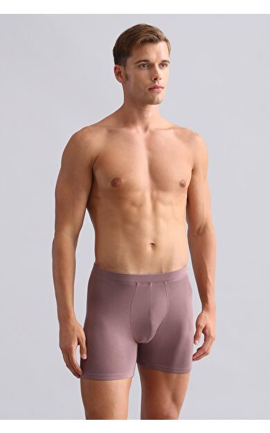 Mısırlı BAMBU ZEUS Regular Fit Long Boxer Lavender