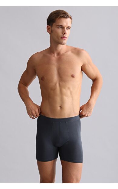 Mısırlı BAMBU ZEUS Regular Fit Long Boxer Antrasit