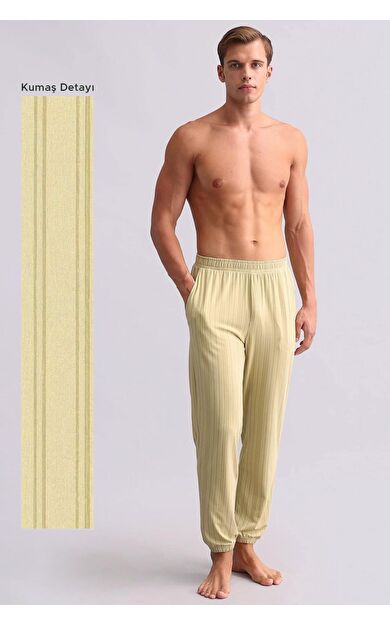 Mısırlı Erkek Bambu Jogger Pantolon Adaçayı Yeşili