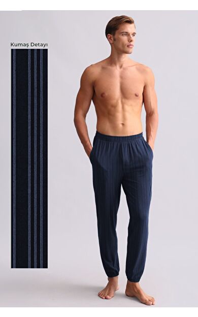 Mısırlı Erkek Bambu Jogger Pantolon Lacivert