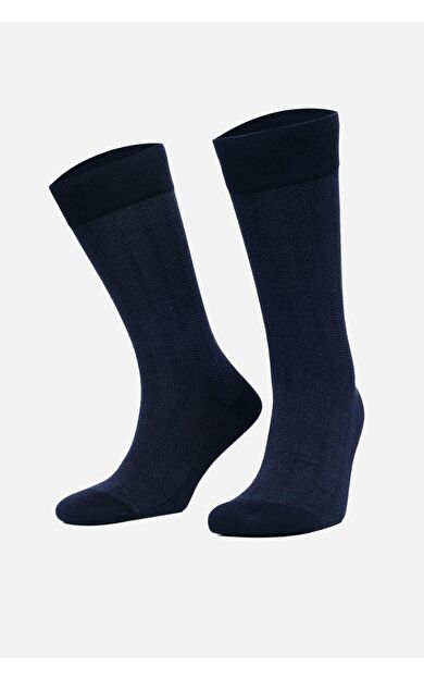 Mısırlı Erkek Bambu Tekli Soket Çorap Lacivert